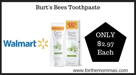 Burt's Bees Toothpaste