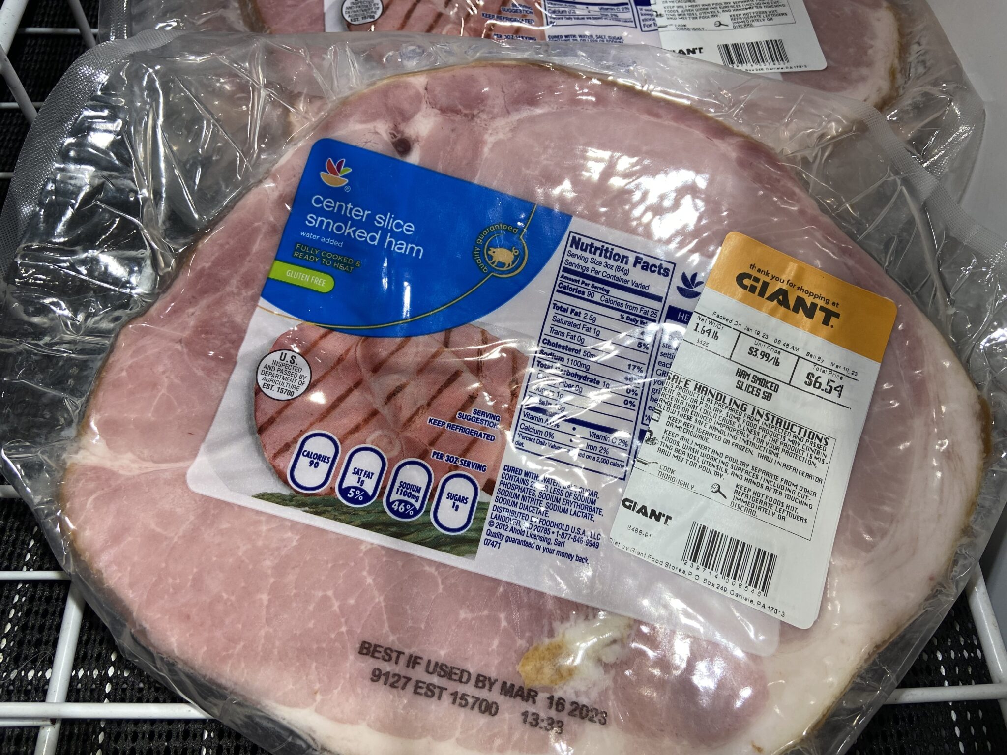 Digital Coupon Offer On Giant Brand Smoked Ham Steak Thru 6/22