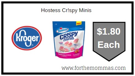 Kroger:  Hostess Cr!spy Minis ONLY $1.80 Each