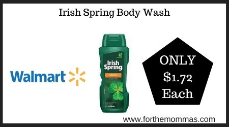 Walmart: Irish Spring Body Wash ONLY $1.72 Each Thru 9/18