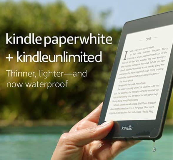 Amazon:  Kindle Paperwhite – Now Waterproof with 2x the Storage $79.99 (Reg $130)