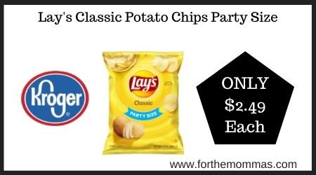 Lay's Classic Potato Chips Party Size