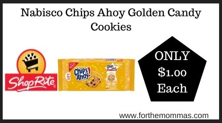 Nabisco Chips Ahoy Golden Candy Cookies