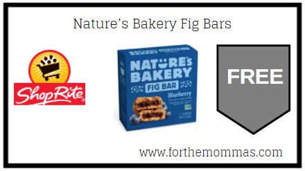 ShopRite: FREE Nature’s Bakery Fig Bars 
