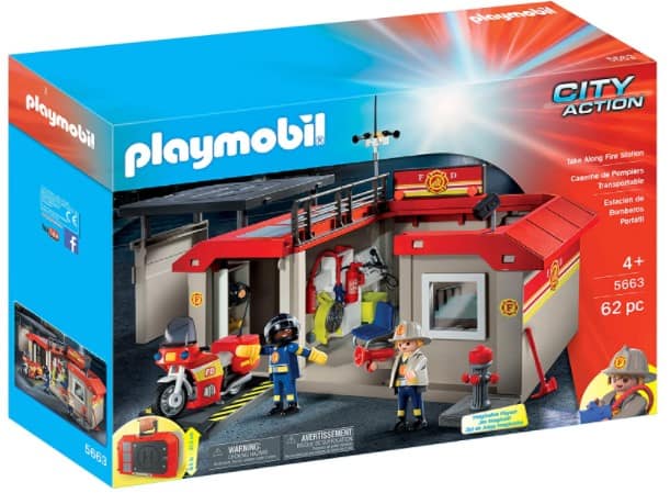 Amazon:  PLAYMOBIL Take Along Fire Station Playset $16.85 (Reg $40)