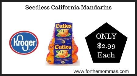 Seedless California Mandarins