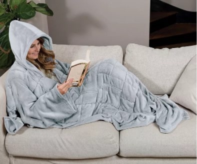 weighted wearable blanket