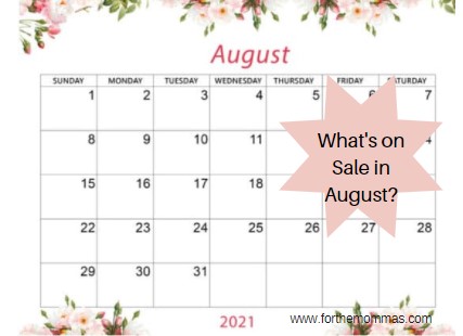 What's On Sale In August?