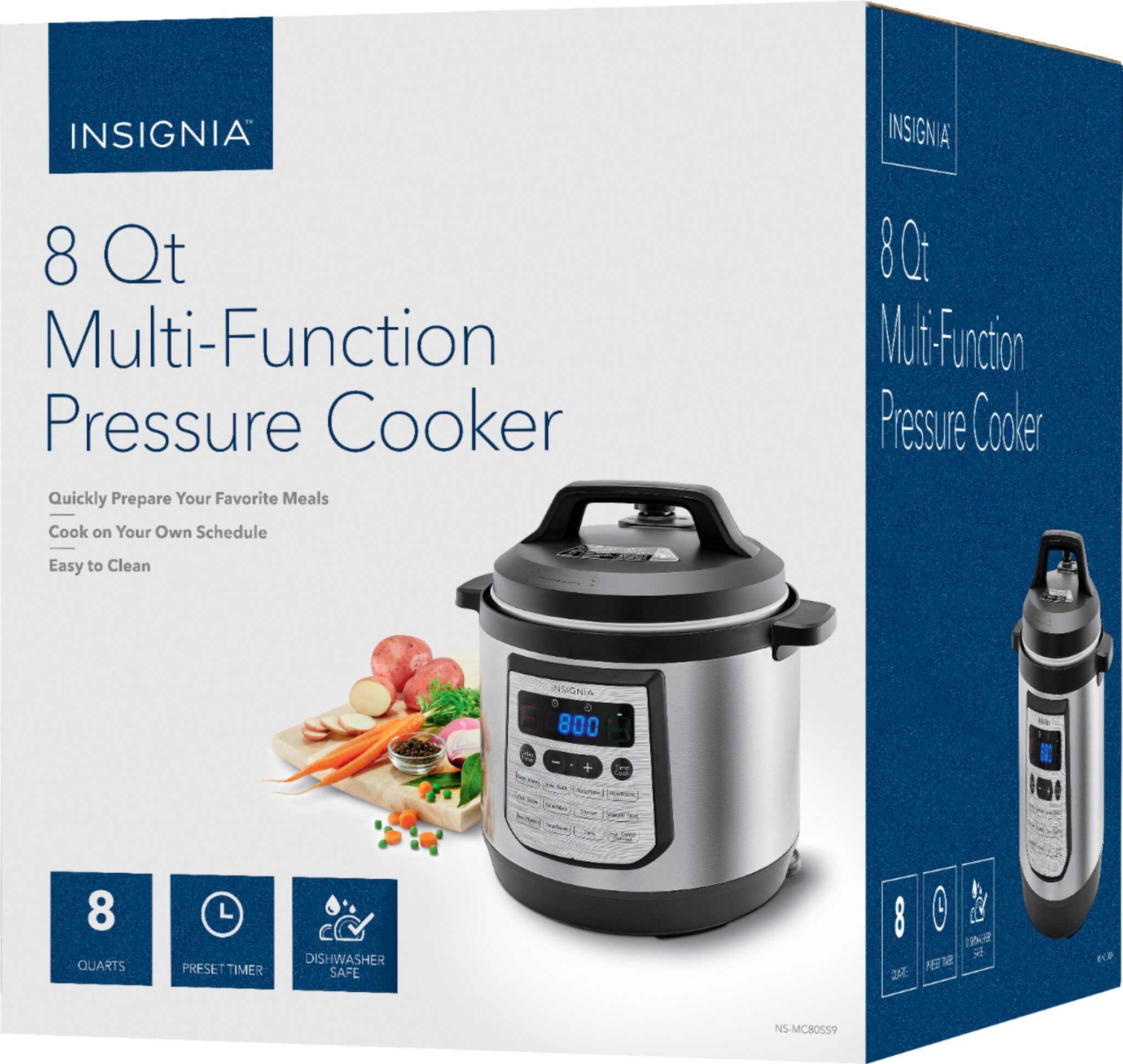 Best Buy: Insignia – 8qt Digital Multi Cooker – Stainless Steel $39.99 (Reg $120)