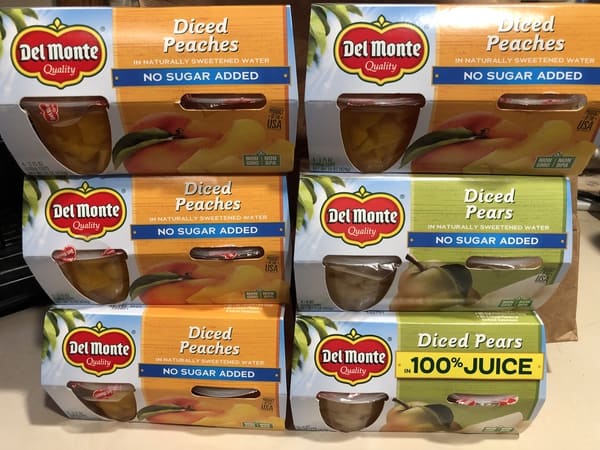 Giant: Del Monte Fruit Cups JUST $0.50 Each
