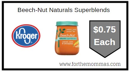 Kroger: Beech-Nut Naturals Superblends ONLY $0.75 