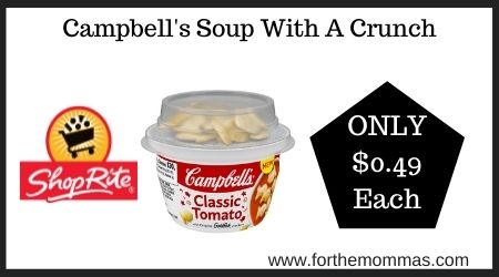 Campbell's Soup With A Crunch