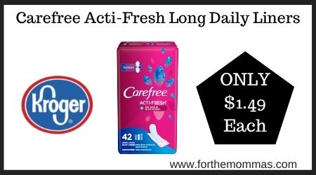 Carefree Acti-Fresh Long Daily Liners