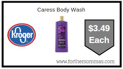 Kroger: Caress Body Wash ONLY $3.49 Each
