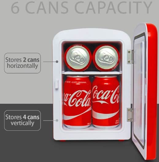 Walmart: Classic Coca-Cola 4 Liter, 6 Can Portable Fridge $29 (Reg $50)