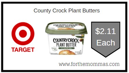 Target: County Crock Plant Butters ONLY $2.11 Each