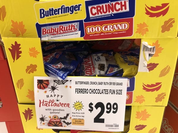 ShopRite: Nestle Crunch, Butterfinger Candy Bags JUST $1.32 Each 