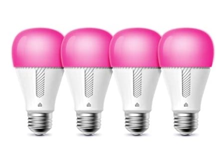Amazon: TP-Link Kasa 4-Pack of Full Color Dimmable WiFi LED Smart Bulbs - $39.99