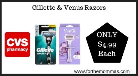 Gillette & Venus Razors