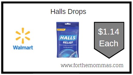 Walmart: Halls Drops ONLY $1.14 Each