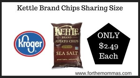 Kettle Brand Chips Sharing Size