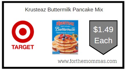 Target: Krusteaz Buttermilk Pancake Mix ONLY $1.49 Each