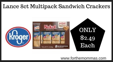 Lance 8ct Multipack Sandwich Crackers