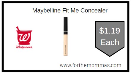 Walgreens: Maybelline Fit Me Concealer ONLY $1.19 Each
