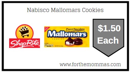ShopRite: Nabisco Mallomars Cookies Only $1.50 