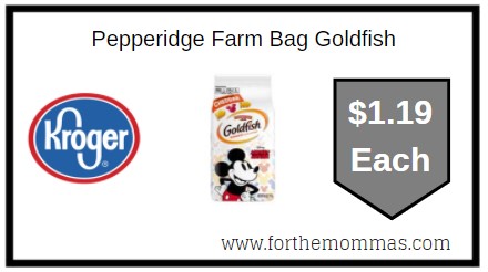 Kroger: Goldfish Special Edition Cheddar Baked Snack Crackers ONLY $1.19 Each 