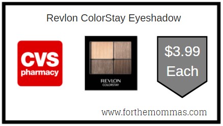 CVS: Revlon ColorStay Eyeshadow ONLY $3.99 Each