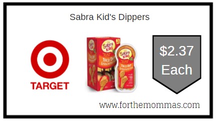 Target: Sabra Kid's Dippers ONLY $2.37 Each