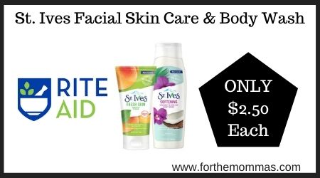 St. Ives Facial Skin Care & Body Wash
