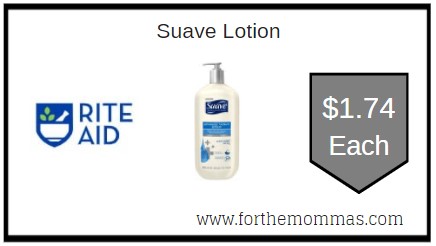 Rite Aid: Suave Lotion ONLY $1.74 Each