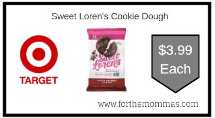 Target: Sweet Loren's Cookie Dough ONLY $3.99 Each