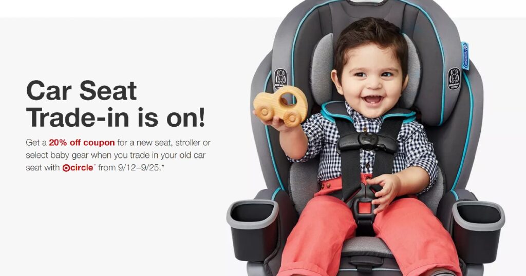 Target Car Seat Trade-In Event for 20% Off Coupon