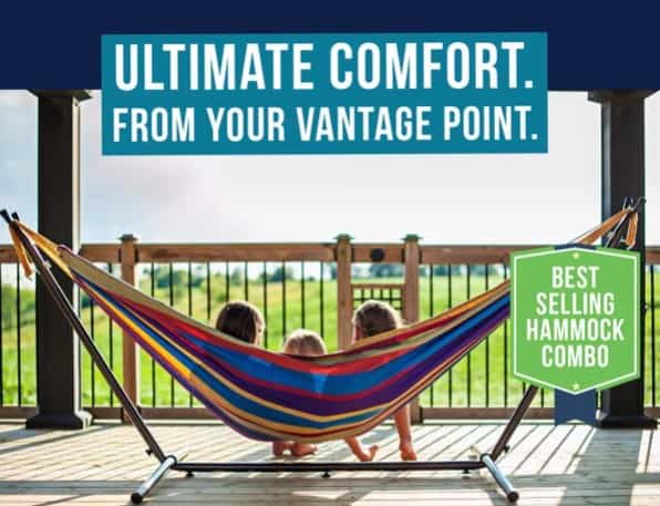 Walmart: Vivere Double Hammock with Stand Combo $55.99 (Reg $150)