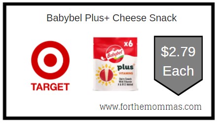Target: Babybel Plus+ Cheese Snack ONLY $2.79 Each 