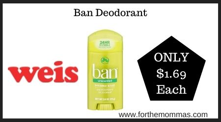 Ban Deodorant