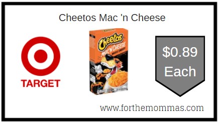 Target: Cheetos Mac 'n Cheese ONLY $0.89 Each