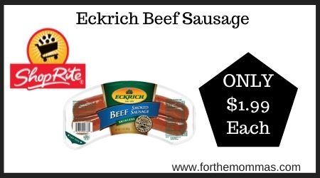 Eckrich Beef Sausage
