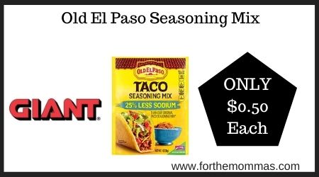 Old El Paso Seasoning Mix