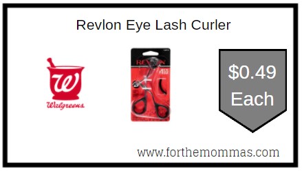 Walgreens: Revlon Eye Lash Curler ONLY $0.49 Each