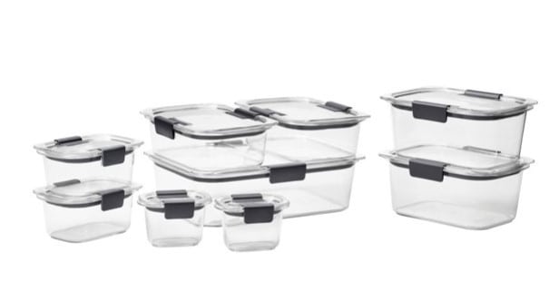 Walmart: Rubbermaid Storage Containers 18-Piece Set ONLY $25 (Reg $35)