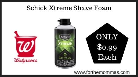 Schick Xtreme Shave Foam