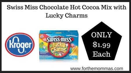 Swiss Miss Chocolate Hot Cocoa Mix with Lucky Charms
