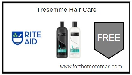 Rite Aid: FREE Tresemme Hair Care 