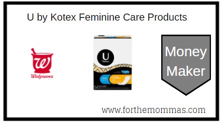 Walgreens: FREE + Moneymaker U by Kotex Feminine Care Products 