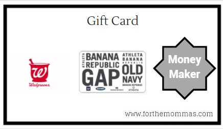 Walgreens: Gift Card Moneymaker 