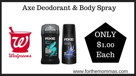 Axe Deodorant & Body Spray